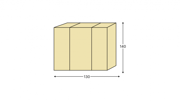 Изображение продукта Клееная балка конструкционная 130x140 12000 сосна #1
