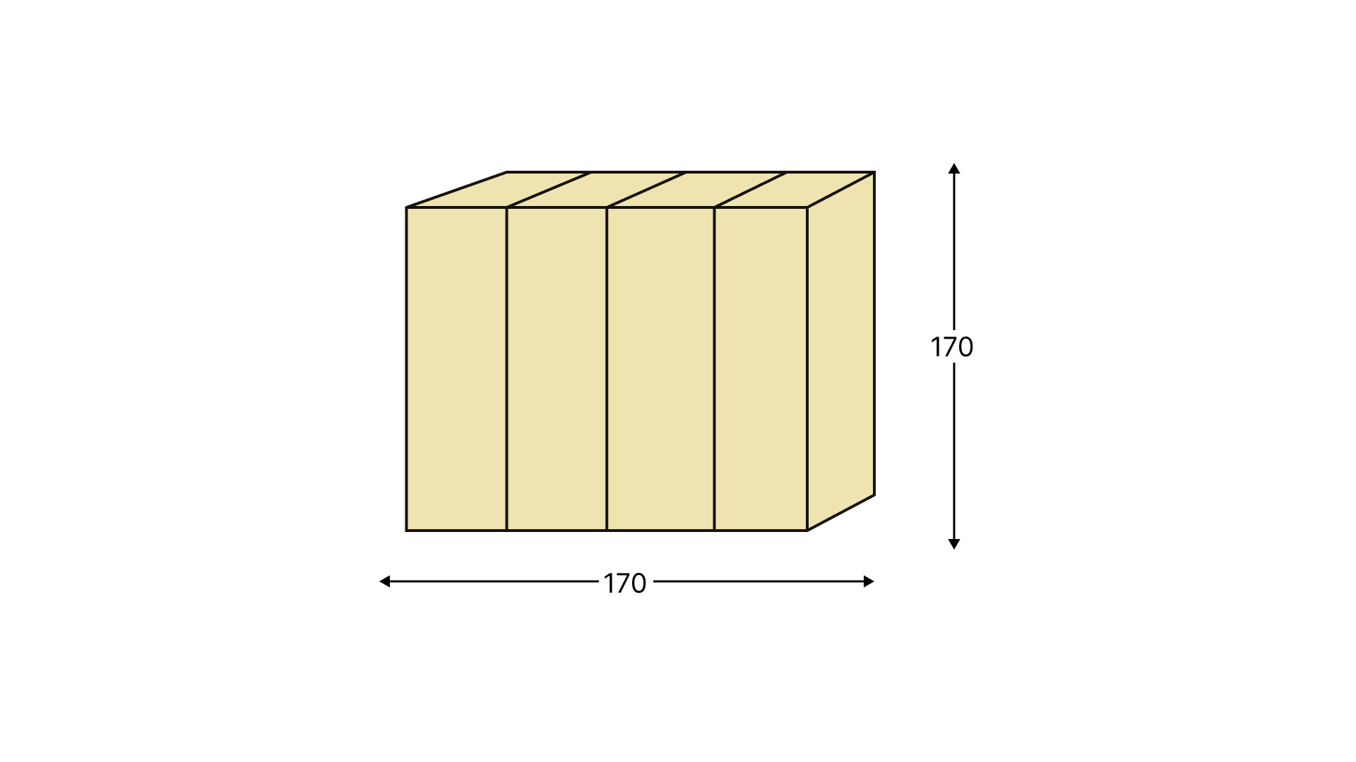 Изображение продукта Клееная балка конструкционная 170x170 6000 сосна #1