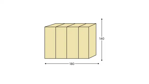 Изображение продукта Клееная балка конструкционная 180x140 6000 сосна #1