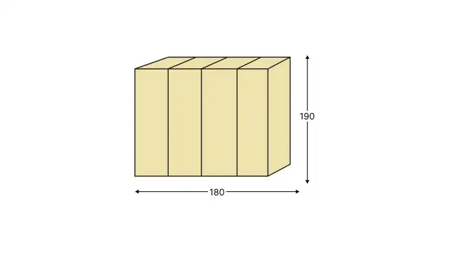 Изображение продукта Клееная балка конструкционная 180x190 6000 сосна #1