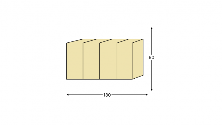 Изображение продукта Клееная балка конструкционная 180x90 6000 сосна #1