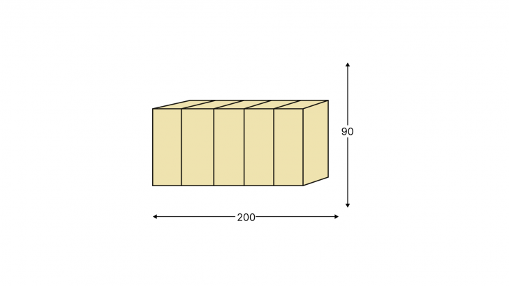 Изображение продукта Клееная балка конструкционная 200x90 6000 сосна #1
