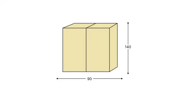 Изображение продукта Клееная балка конструкционная 90x140 12000 сосна #1