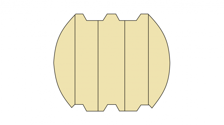 Изображение продукта Клееное бревно 200x190 12000 лиственница #1