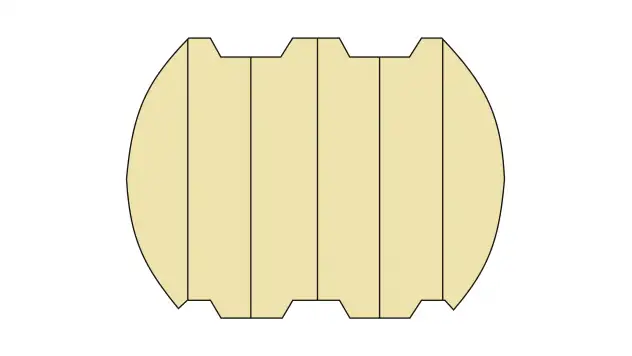 Изображение продукта Клееное бревно 240x190 6000 кедр #1