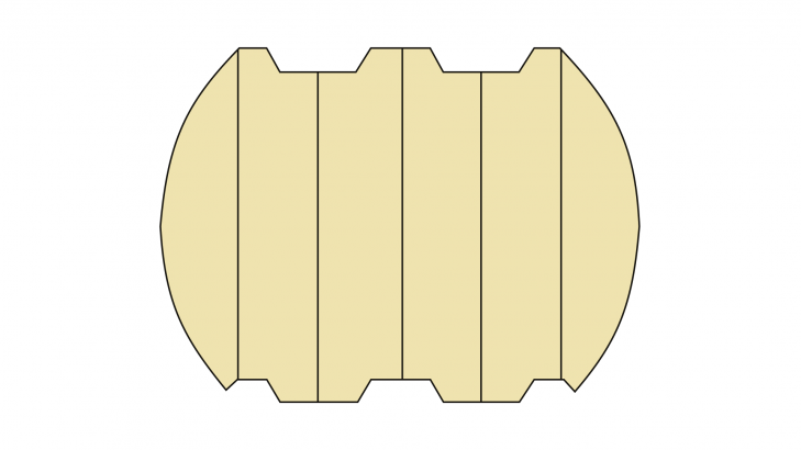 Изображение продукта Клееное бревно 240x190 6000 сосна #1
