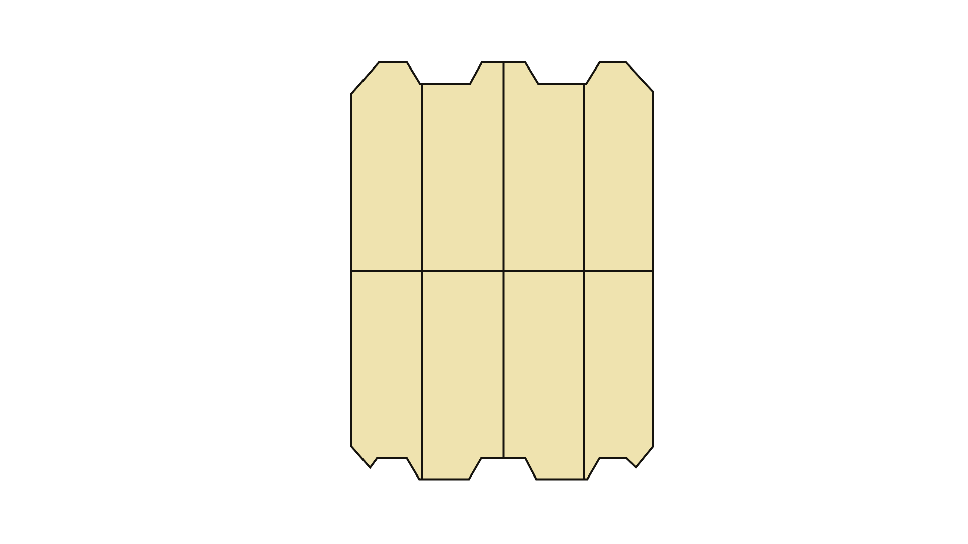 Изображение продукта Клееный брус Классик 160x270 12000 сосна #1