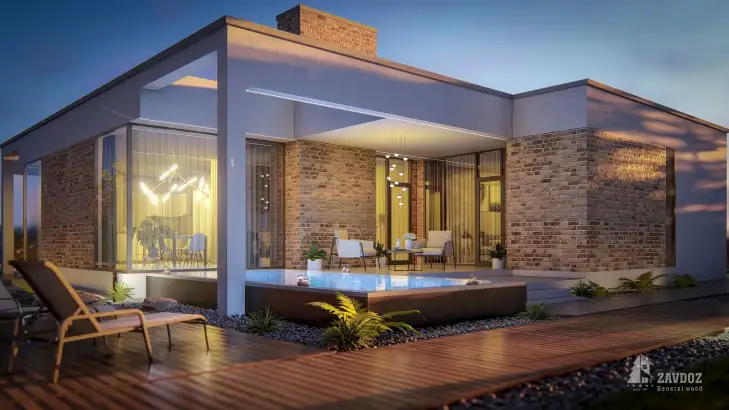 Проект кирпичного дома 21237 «Лейпциг». Вид вблизи