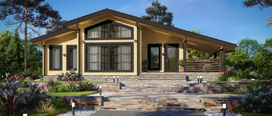 Дом из клееного бруса в рассрочку